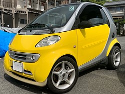 解体済み　部品取り車　スマートクーペ左ハンドル車　正規ディーラー車　社外マフラー付き